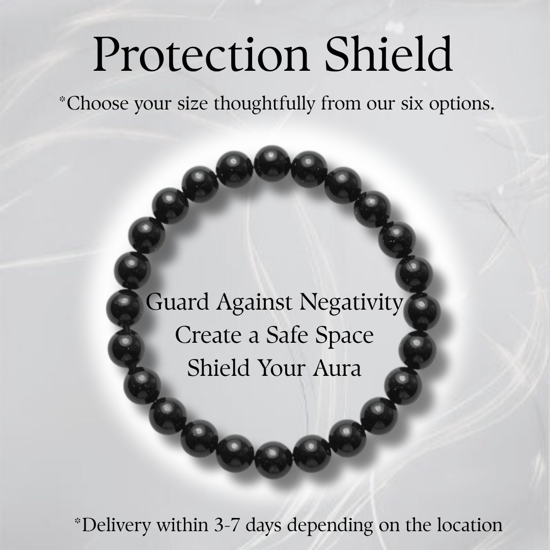 Black Tourmaline Bracelet – Protection Shield