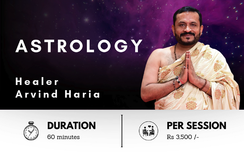 Certified Astrologer Arvind Haria offering practical horoscope readings on Joy Vibe Tribe.