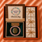 Raksha Bandhan Love Gift Box (Rose Quartz Bracelet)