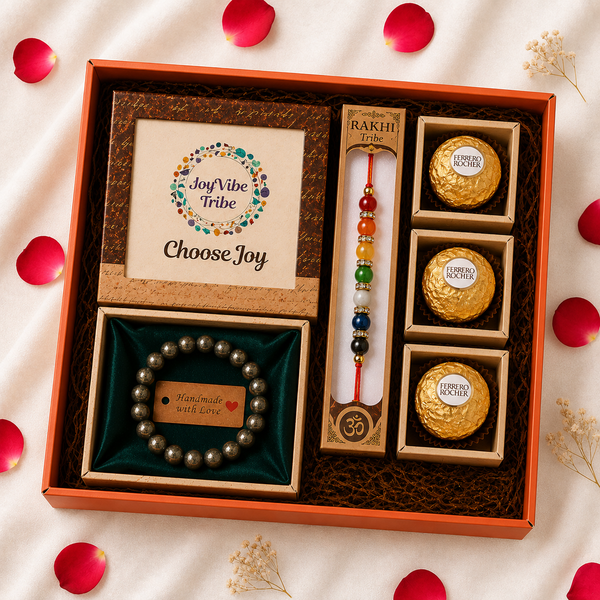 Raksha Bandhan Prosperity Gift Box (Pyrite Bracelet)