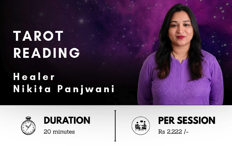 Tarot Reader and Spiritual Guide Nikita Panjwani offering intuitive soul readings on Joy Vibe Tribe.
